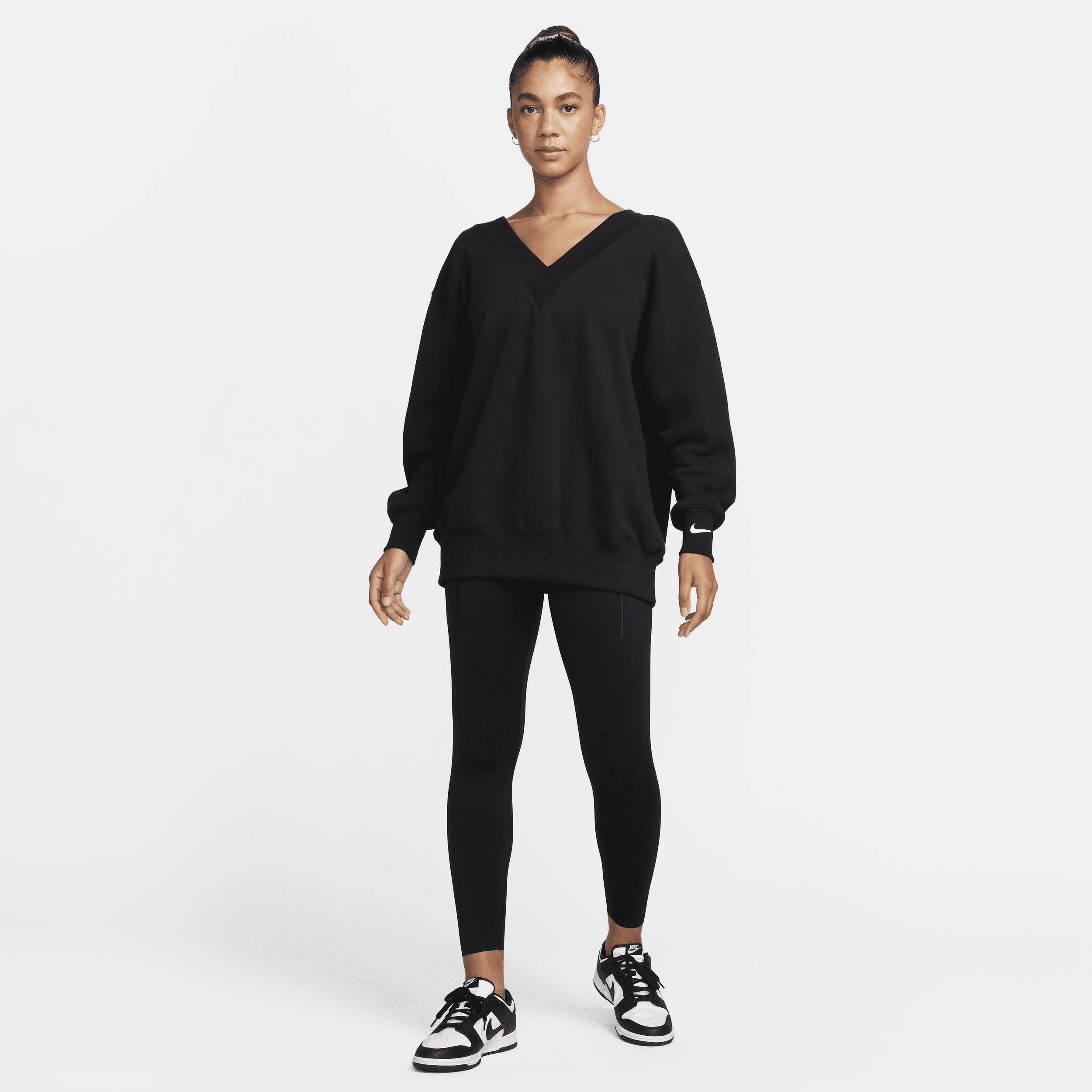 Nike Sportswear Phoenix Fleece Women's Oversized V-Neck Sweatshirt Product Image