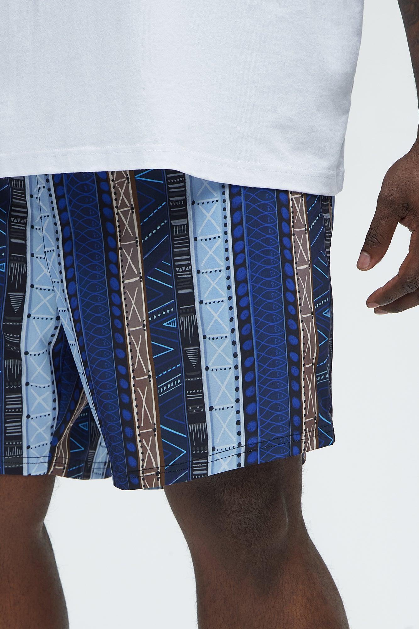 Tribal Tapestry Printed Swim Classic Trunk - Multi Color Product Image