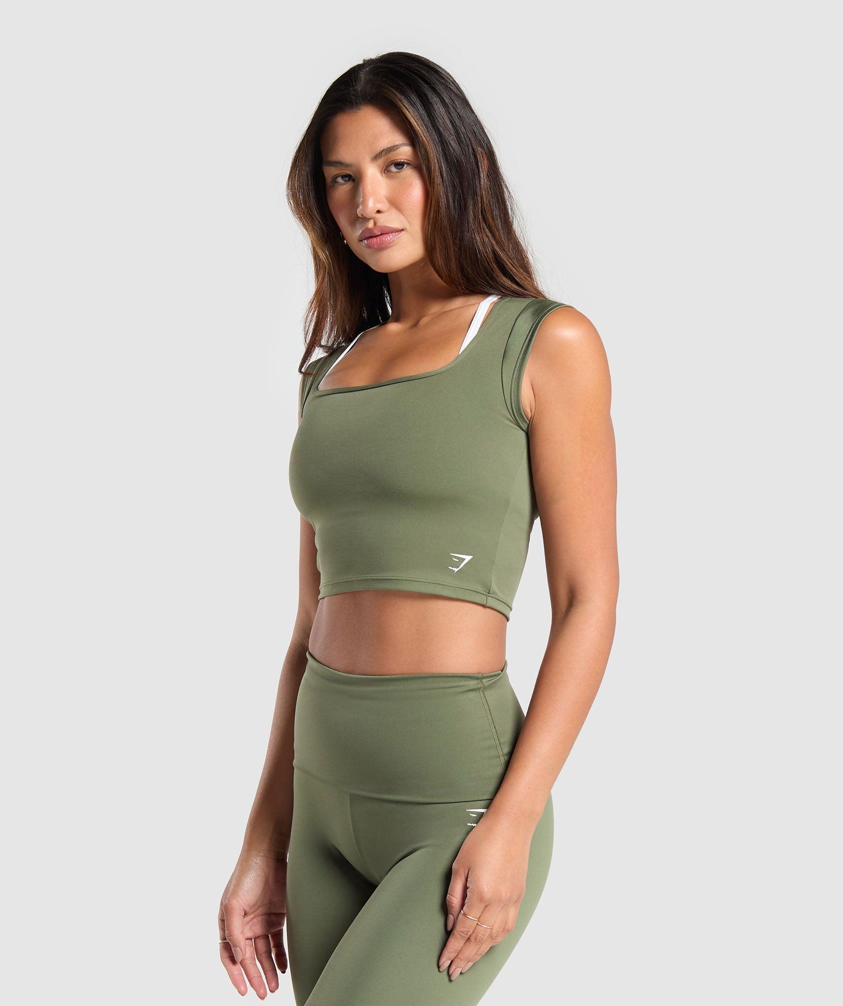 Everyday Cap Sleeve Crop Top Product Image