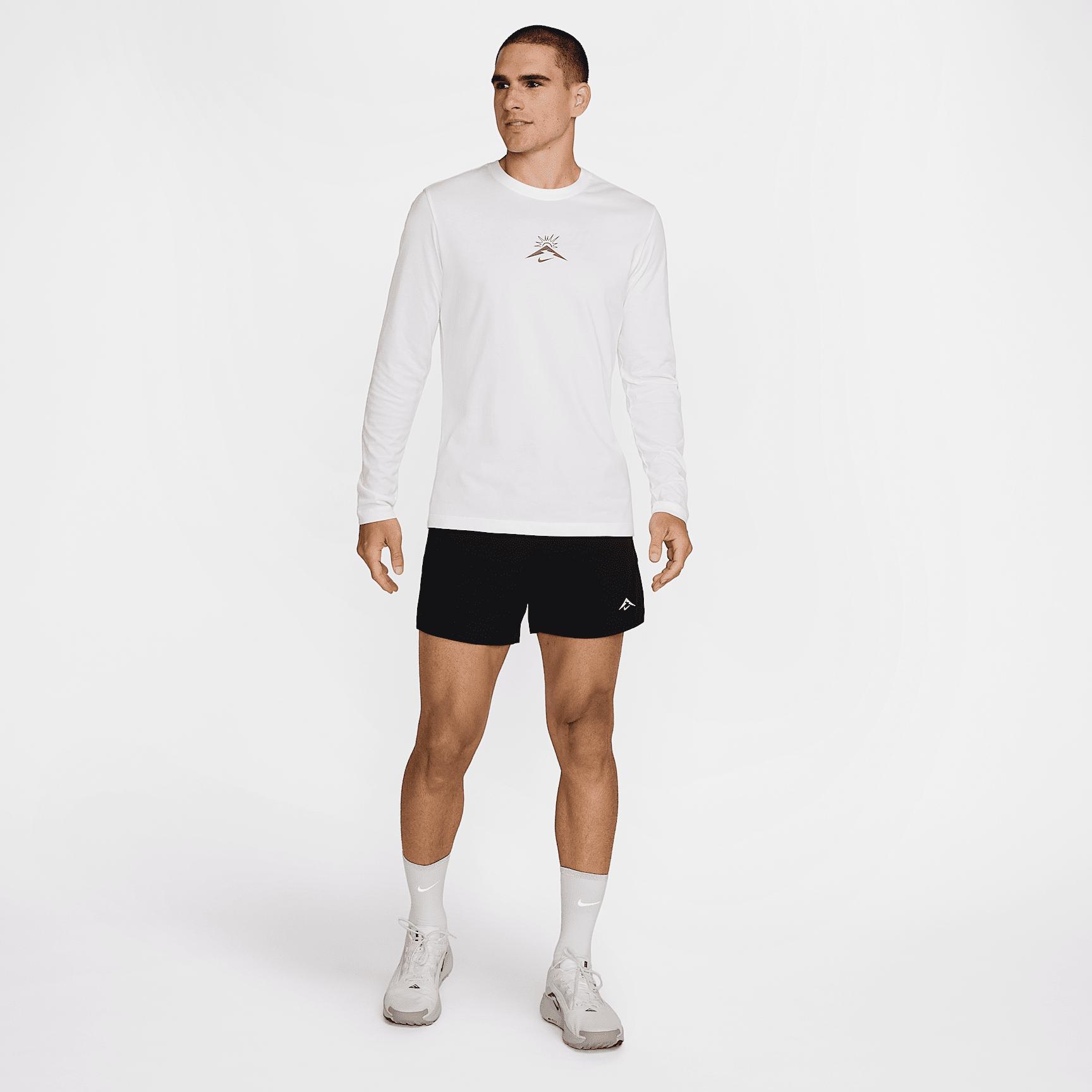 Nike Mens Trail Dri-FIT Long-Sleeve Running T-Shirt | HJ3601-100 Product Image