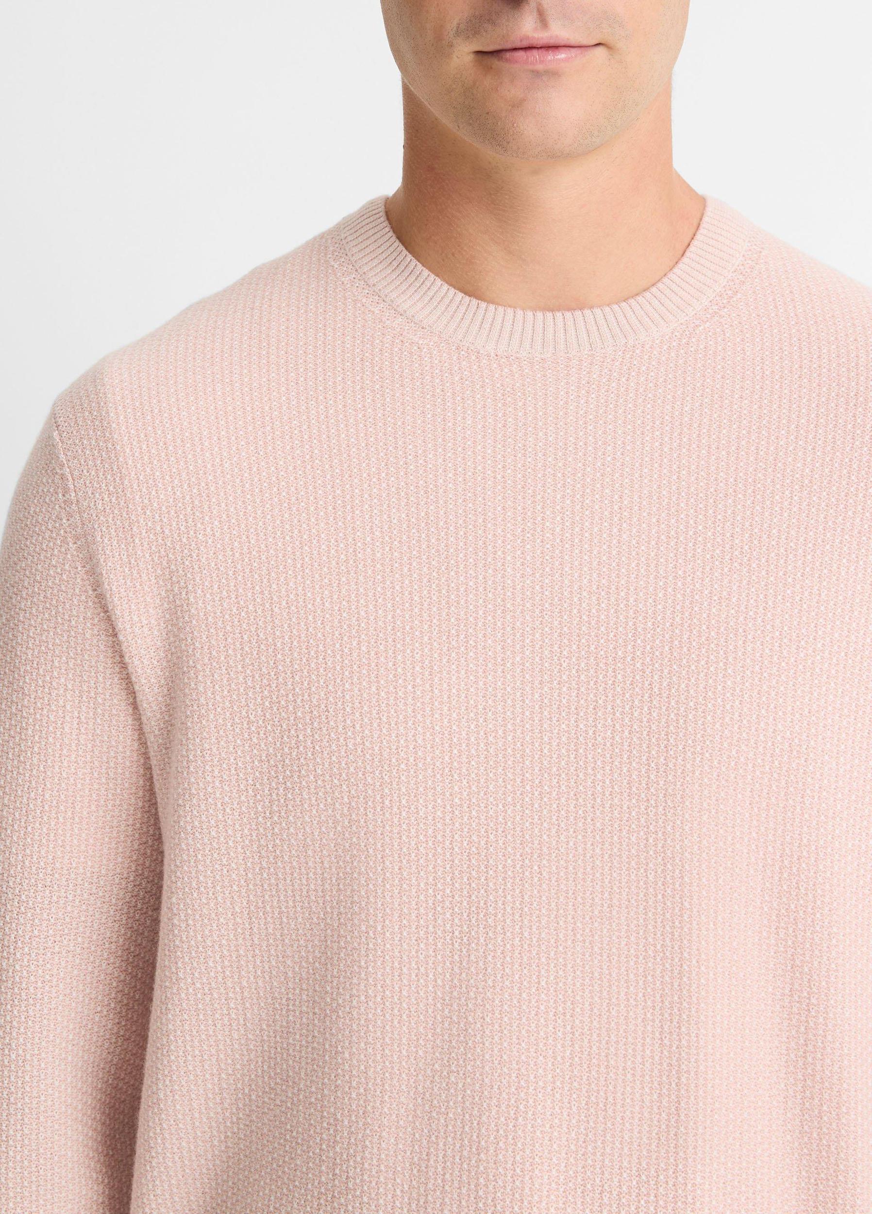 Geo-Jacquard Wool-Blend Crew Neck Sweater Product Image