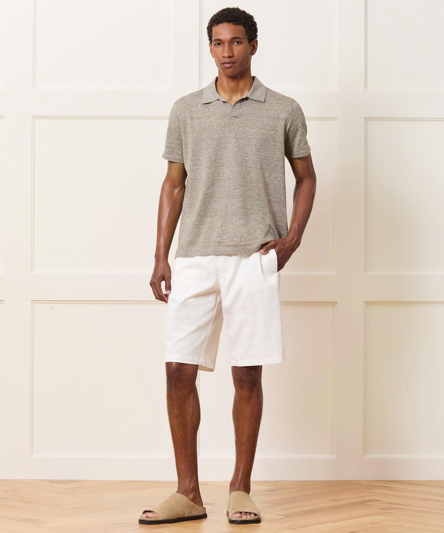 Cotton-Linen Pique Montauk Polo Product Image