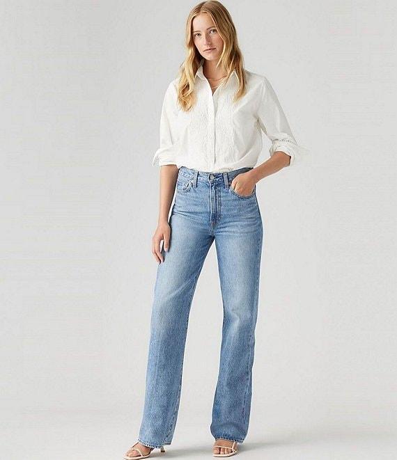 Levi's® Ribcage Super High Rise Slim Fit Wide Leg Jeans Product Image