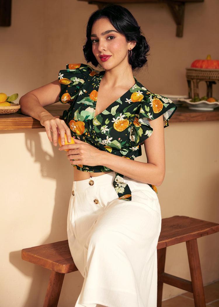 Wrapped in Ruffles Top Product Image