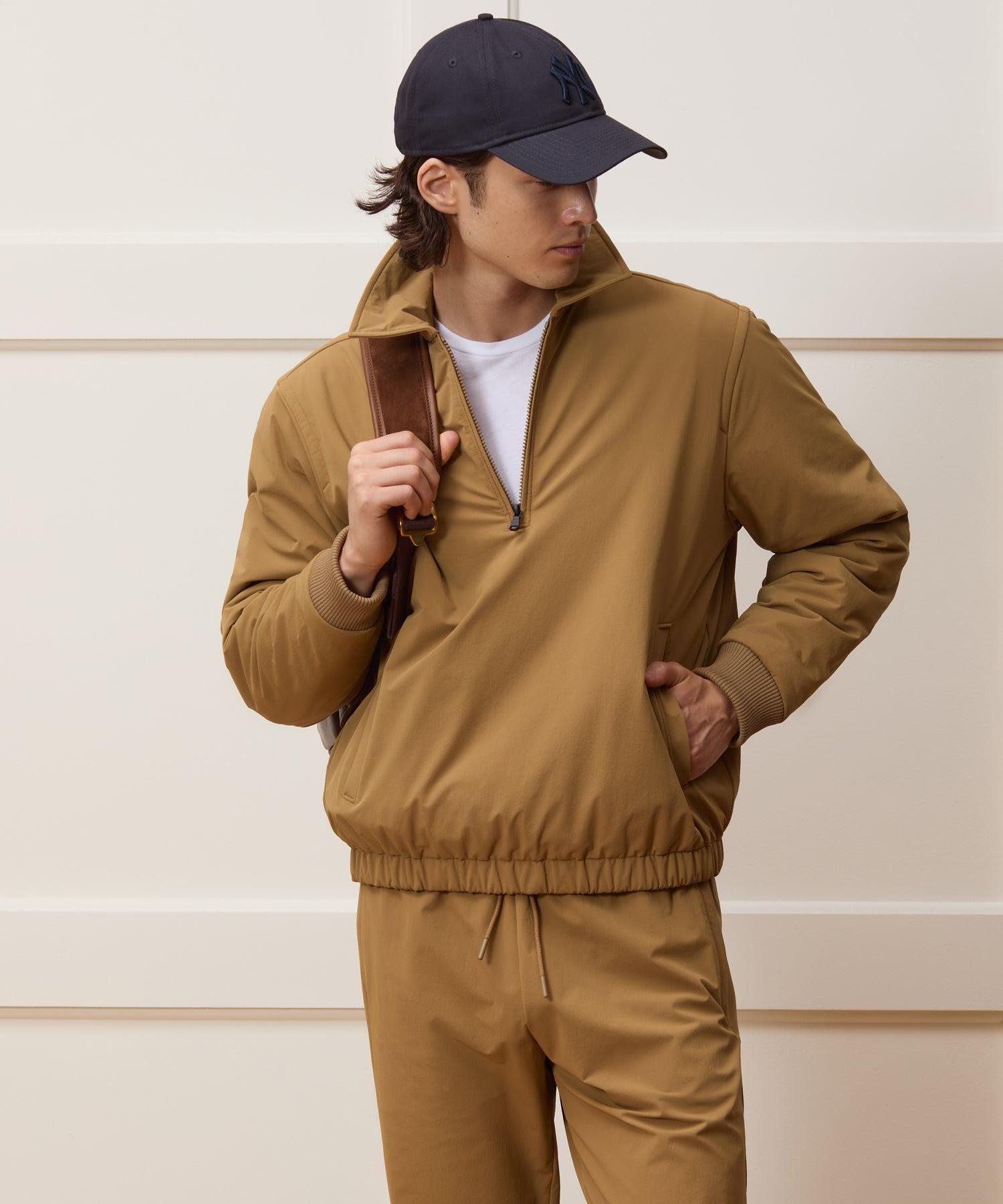 Lightweight Nylon Quarter-Zip Jacket Product Image