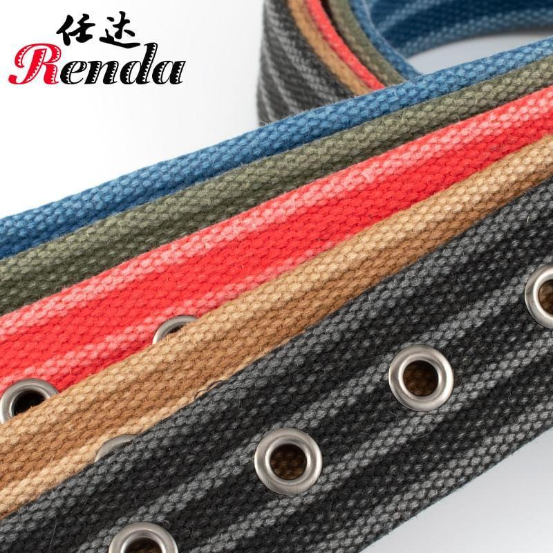 Striped Buckled Belt Product Image