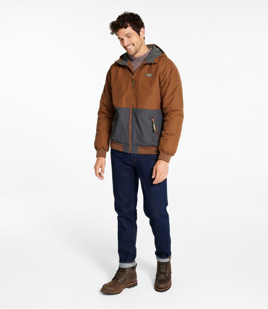 
                            Men's Insulated 3-Season Bomber Hooded Jacket, Colorblock
                         Product Image