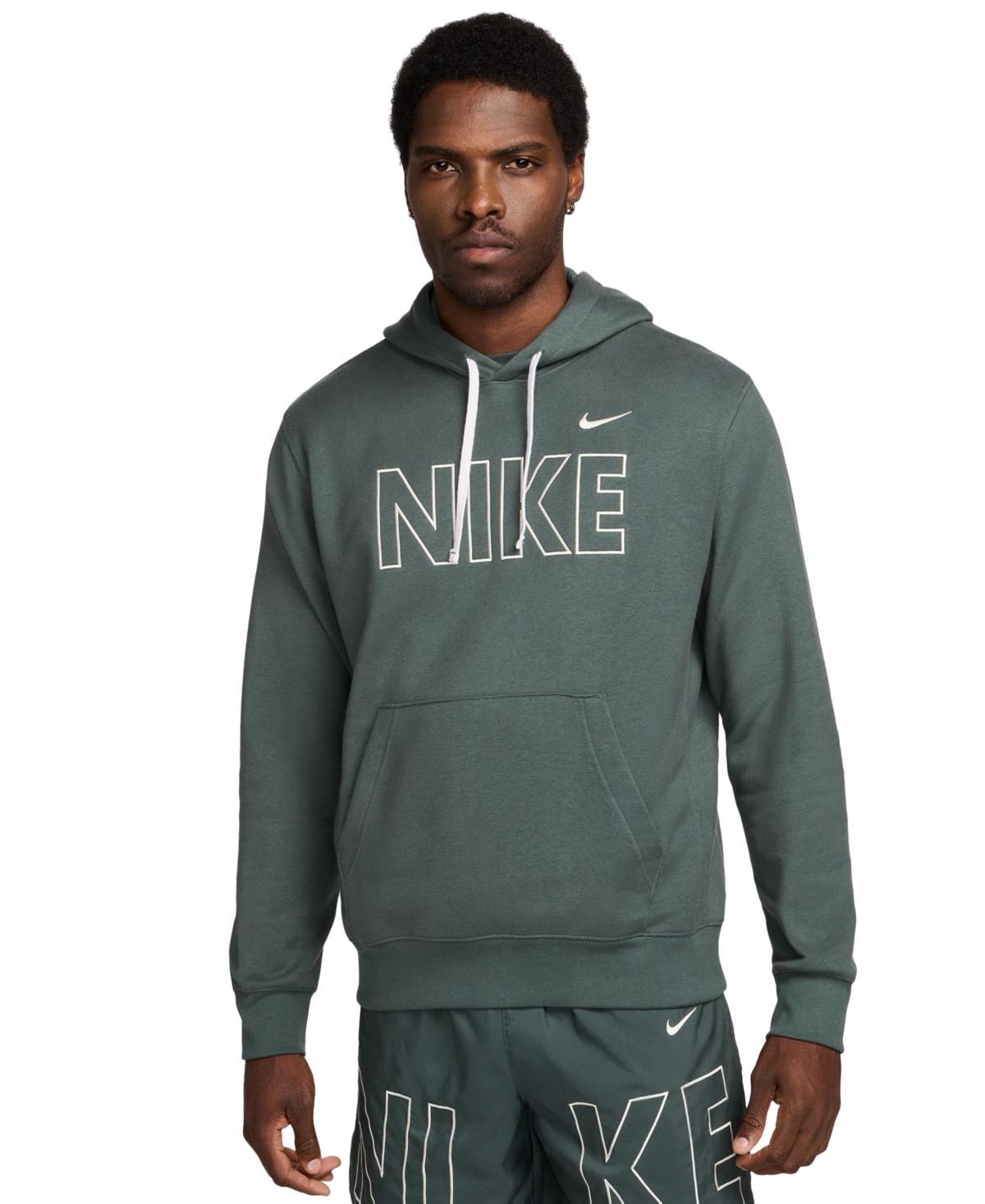 Big & Tall Nike Sportswear Club Fleece Brand Outline Pullover Hoodie, Mens Blue Product Image