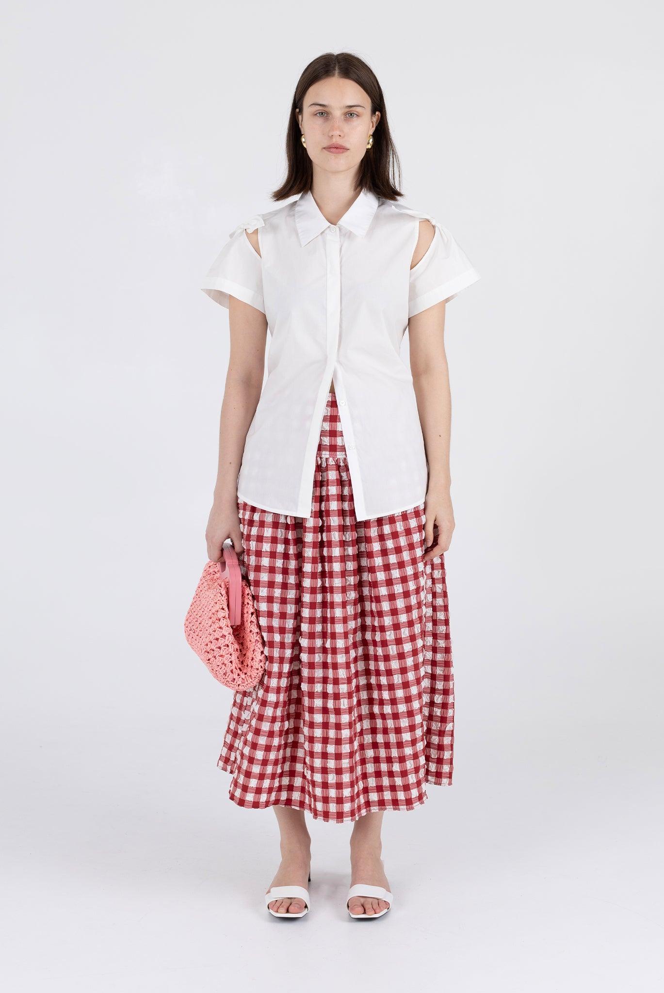 Kerchief Top - Salt Product Image