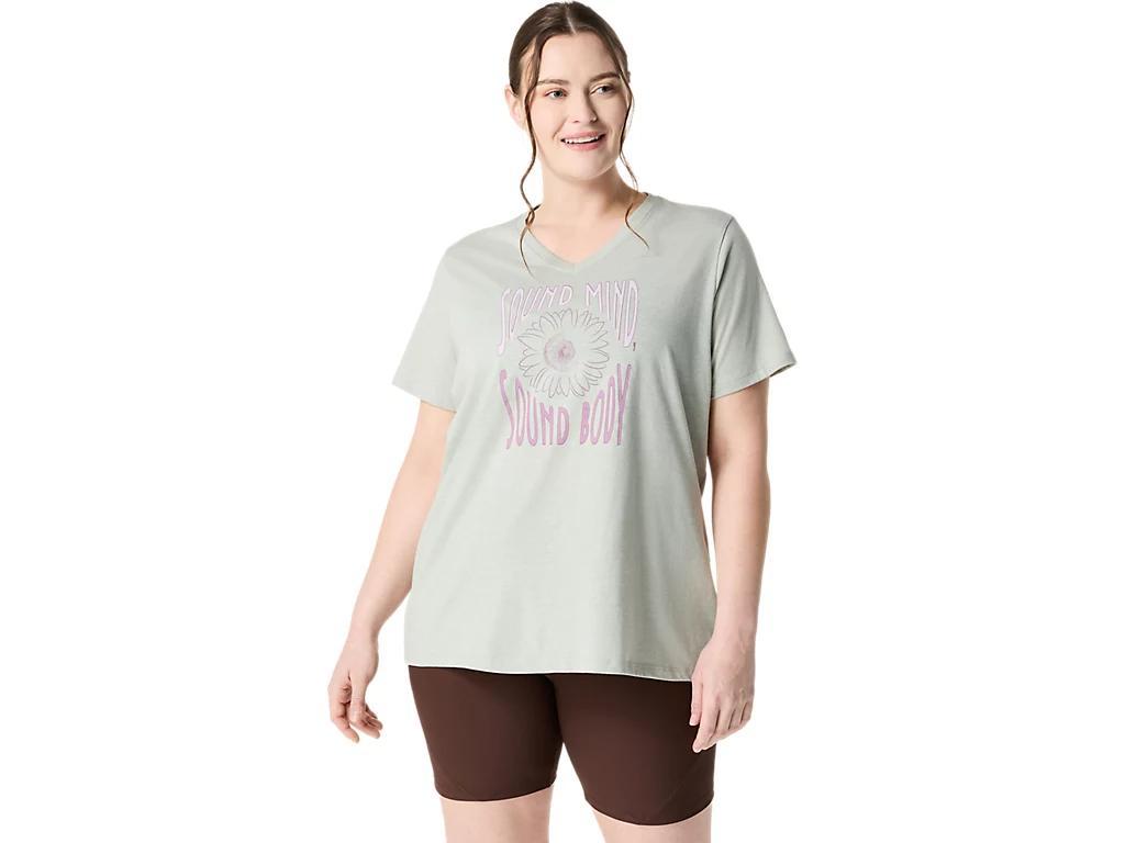 Womens Sunflower Slogan V-Neck Product Image