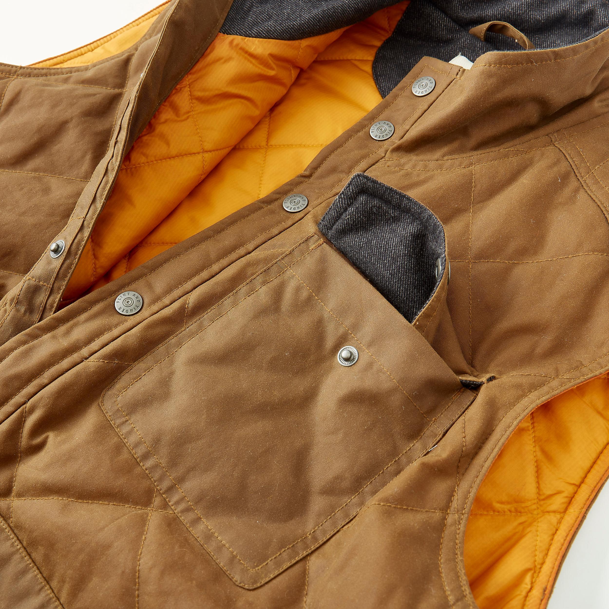 Quilted Waxed Vest Product Image