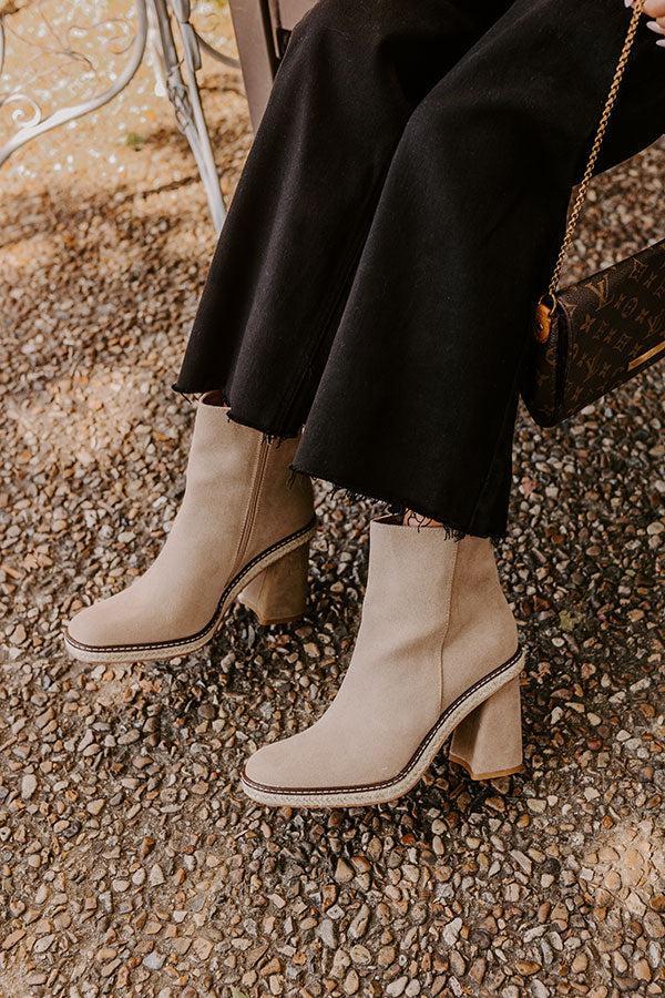 The Adalynn Faux Suede Bootie Product Image