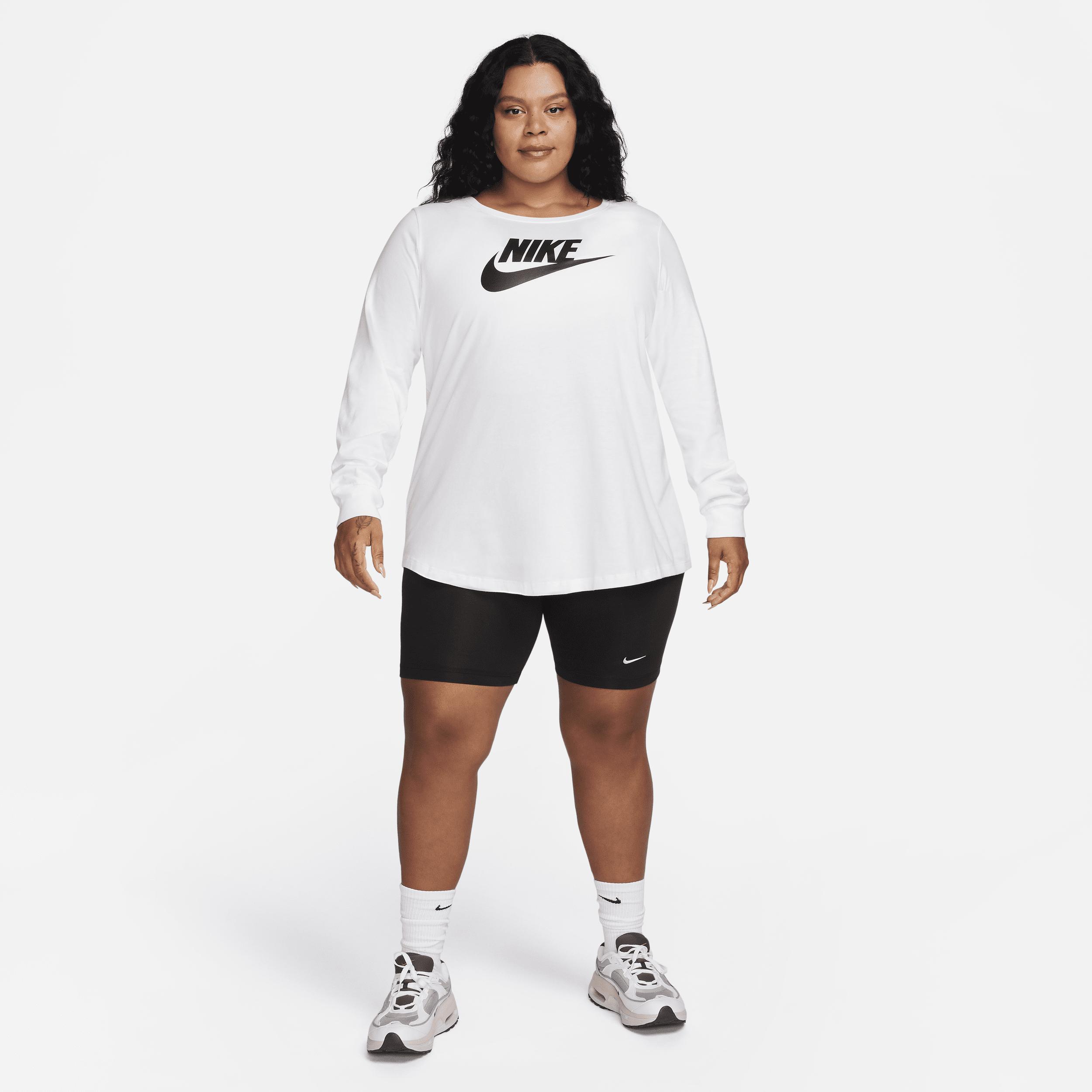 Women's Nike Sportswear Club Long-Sleeve T-Shirt (Plus Size) Product Image