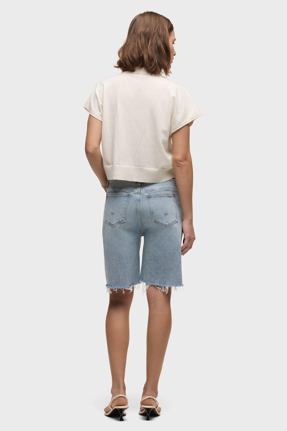 Draped Collared Sweater Female Product Image