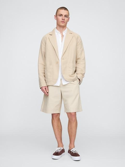 Relaxed Linen-Cotton Blazer Product Image