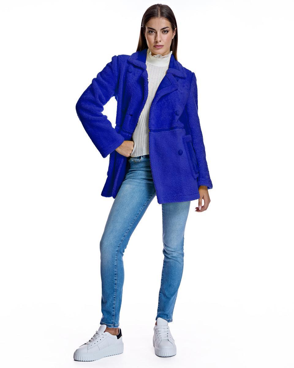 Merino Shearling Pea Jacket-Maximilian Product Image