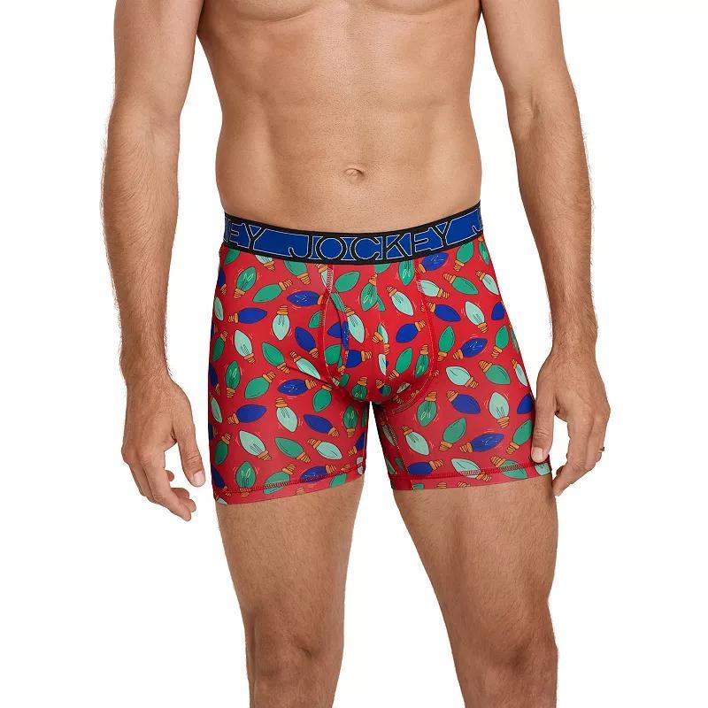 Mens Jockey Active Microfiber 5 Holiday Novelty Boxer Brief Product Image