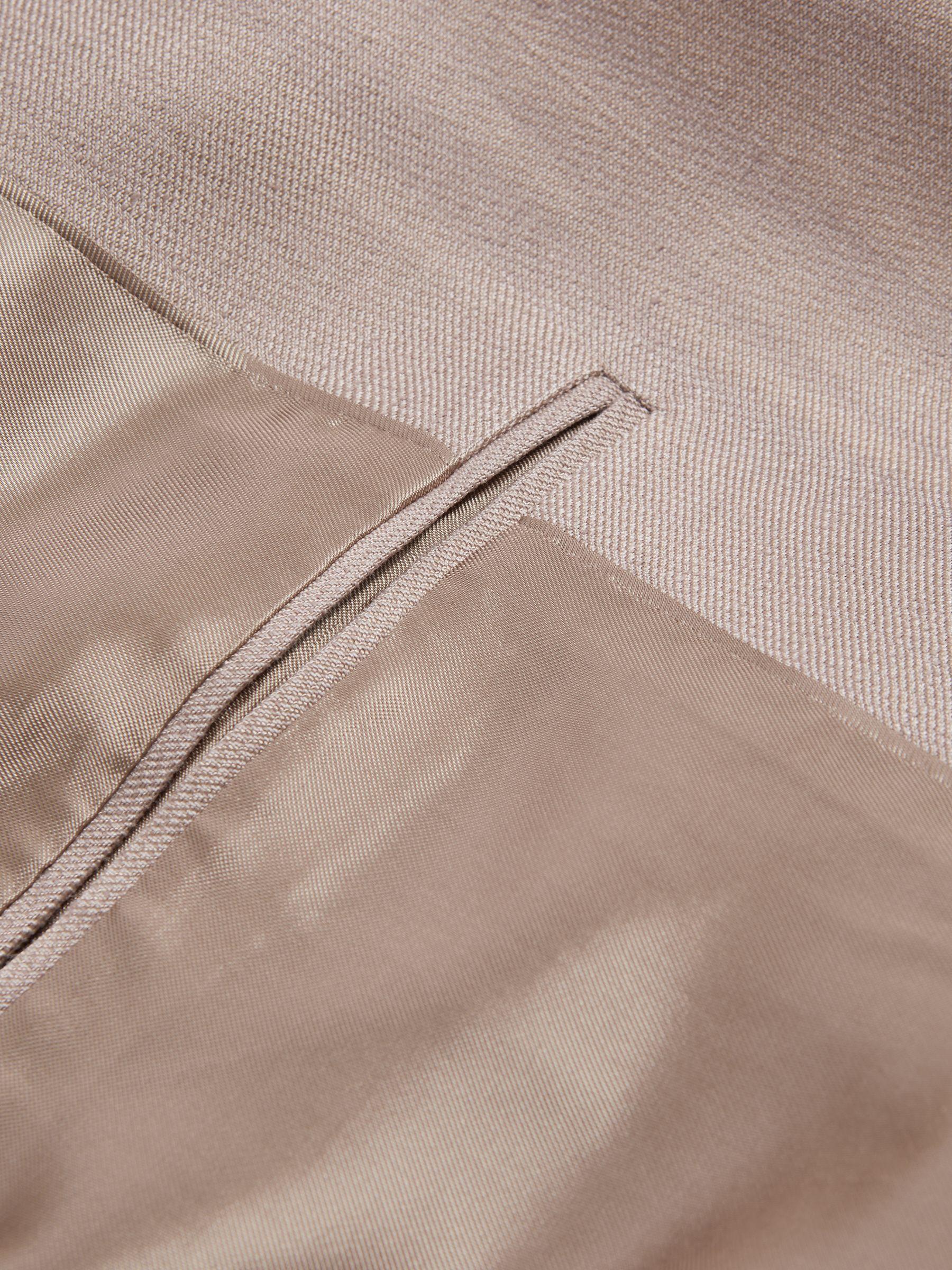 Atelier Tailored Double Breasted Suit Blazer in Pink Product Image