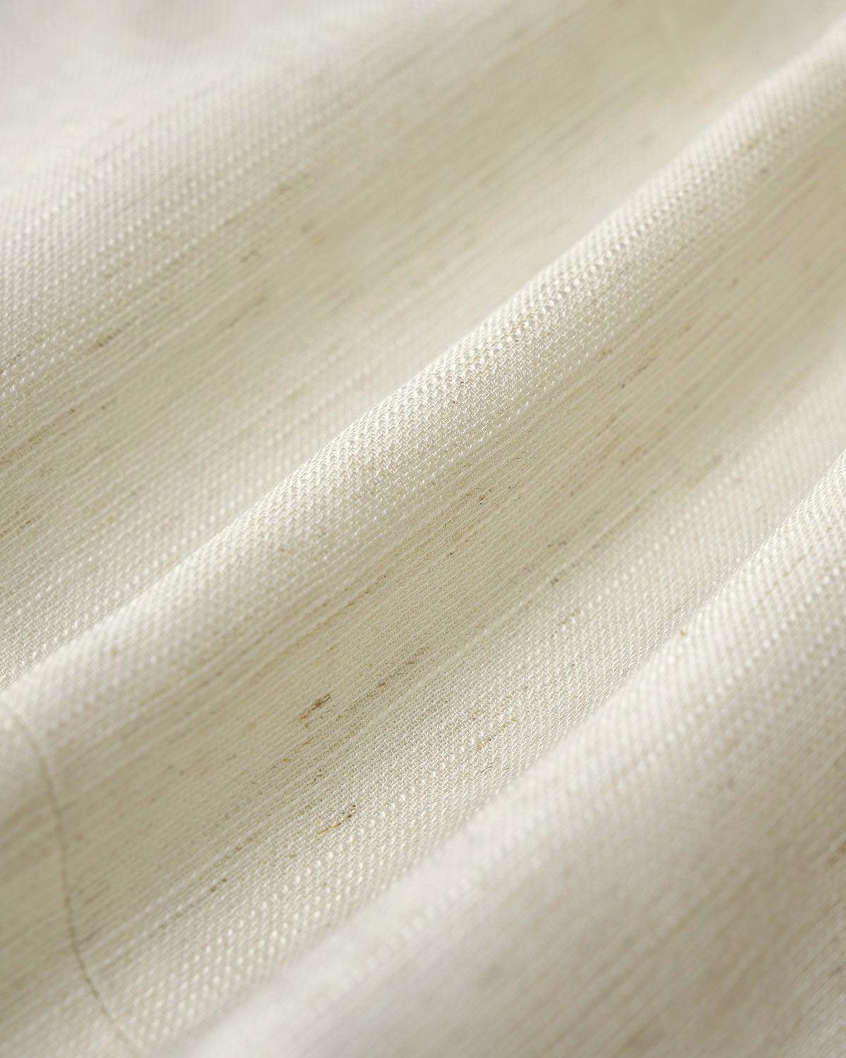 White Round Neck Button Sleeveless Mini Dress Product Image