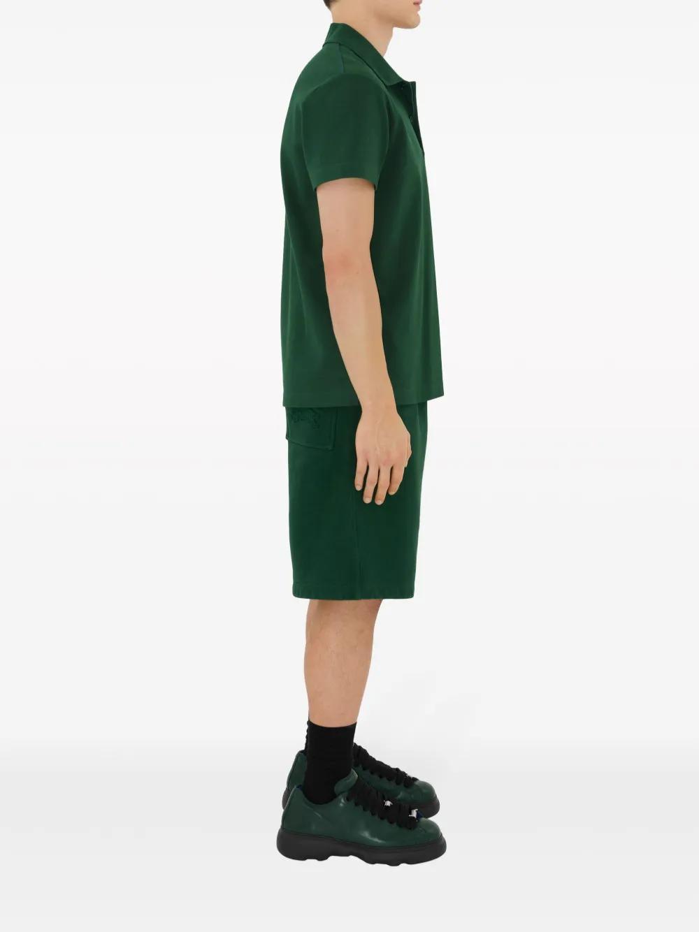 logo-embroidered cotton polo shirt Product Image