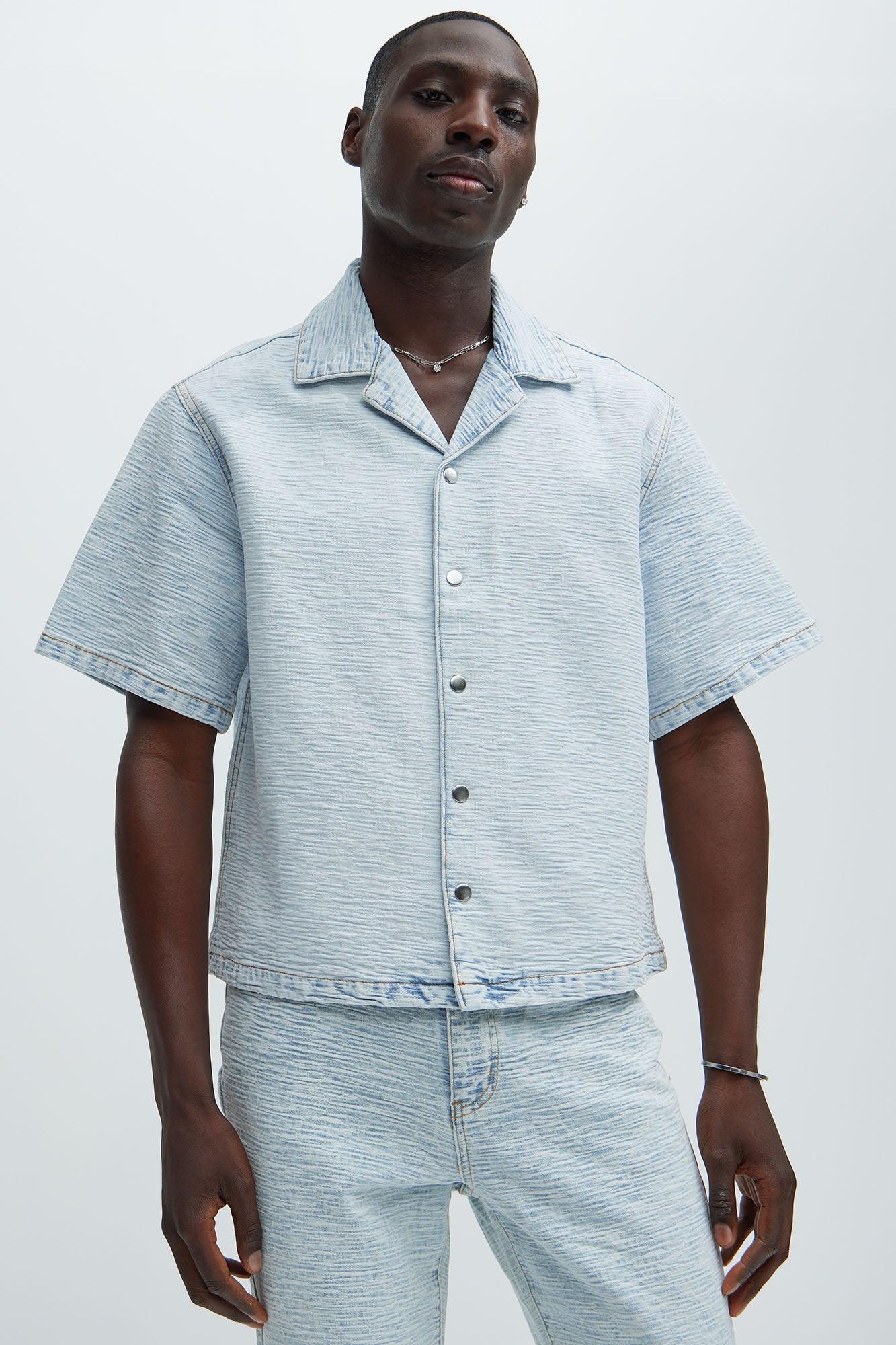 Will Denim Shirt - Light Blue Wash Product Image