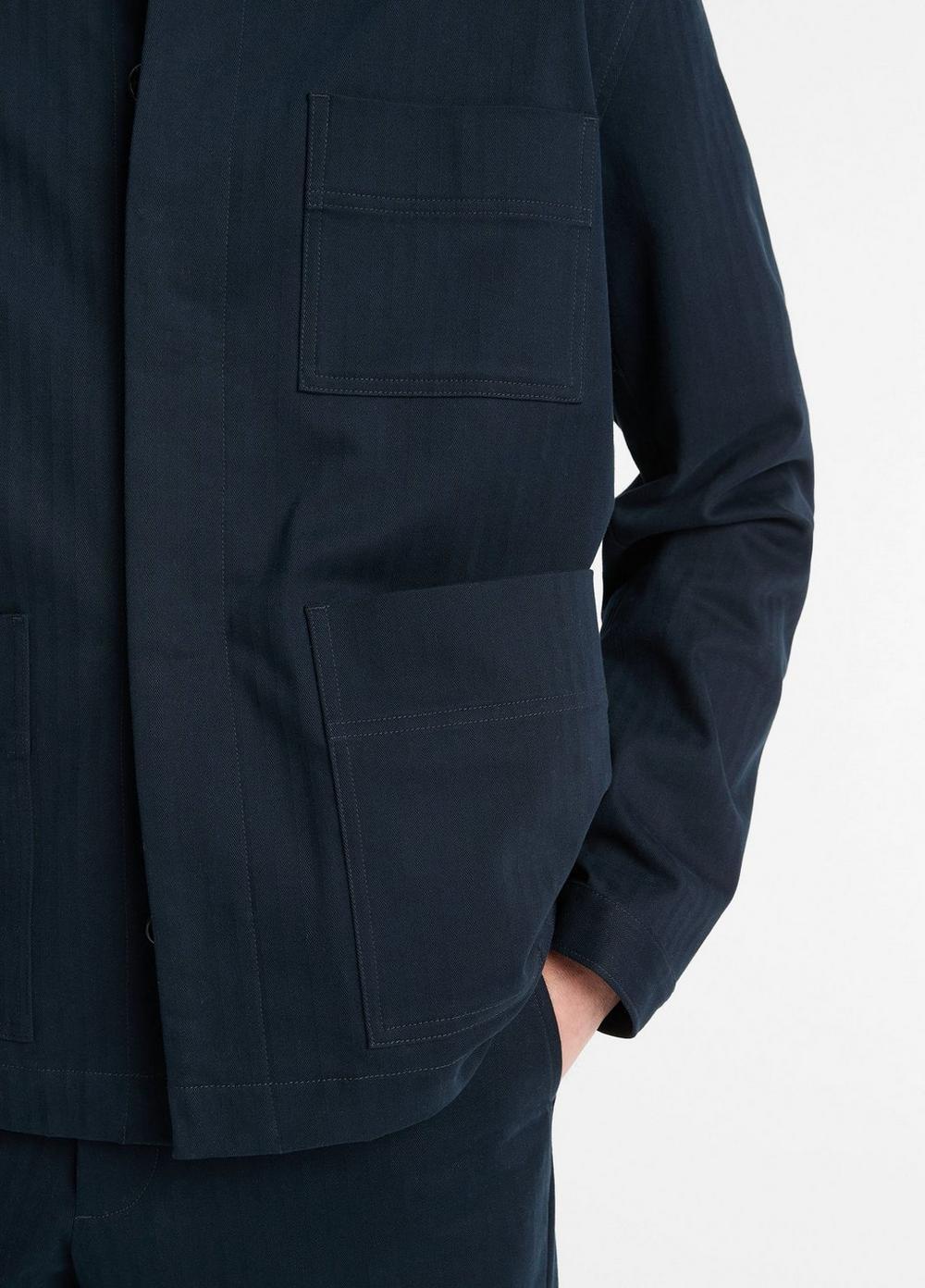 Herringbone Cotton Chore Jacket Product Image