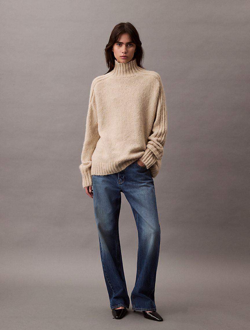 Relaxed Turtleneck Sweater Product Image