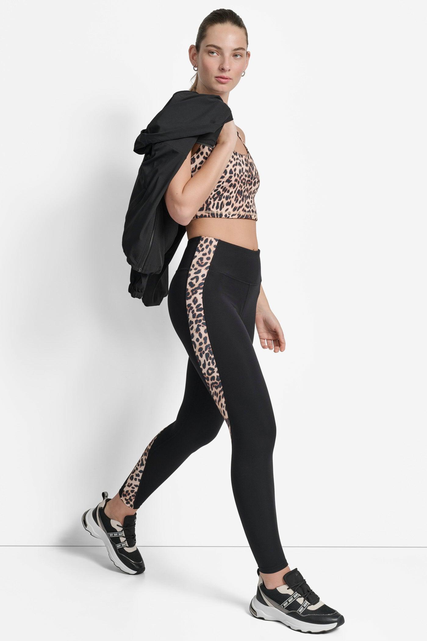 LEOPARD-TRIMMED LEGGING Product Image