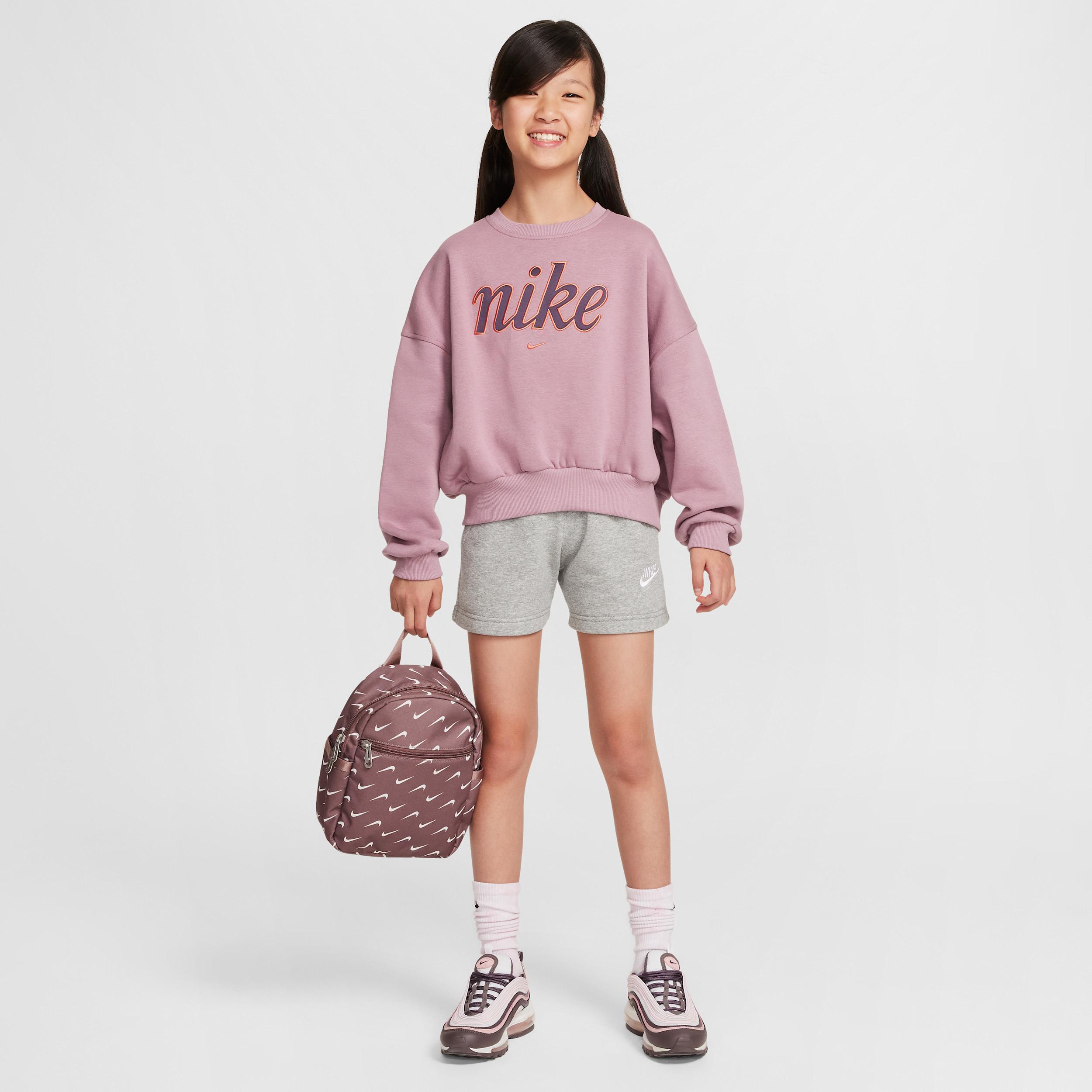 Women's Nike Sportswear Club Fleece Girls' Boxy Crew-Neck Sweatshirt Product Image