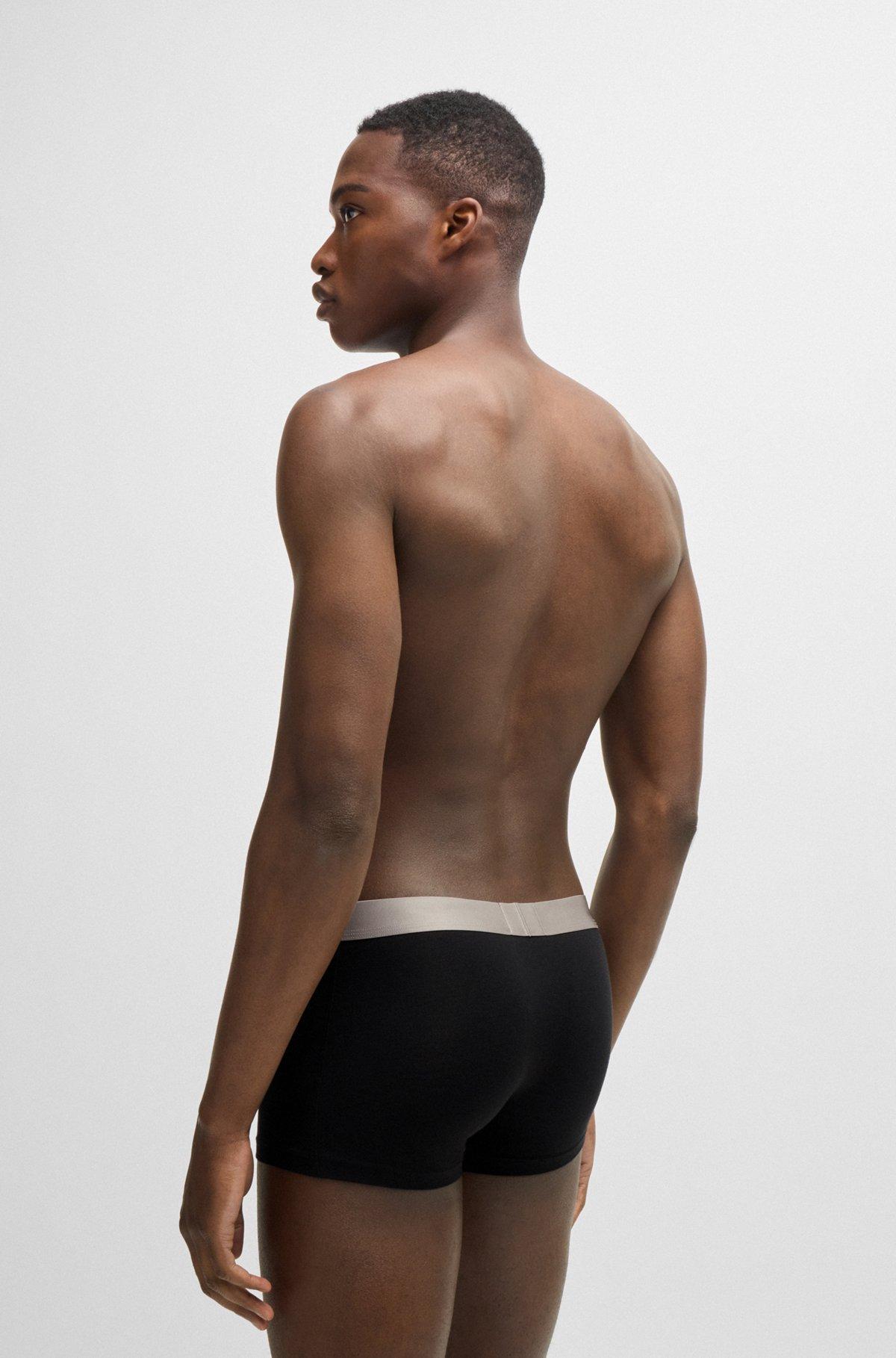 Three-pack of trunks with logo waistbands Product Image