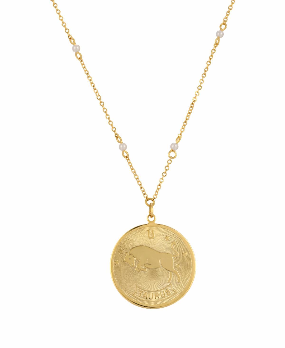 1928 Gold-tone Sagittarius Pendant Necklace, Womens, January Product Image