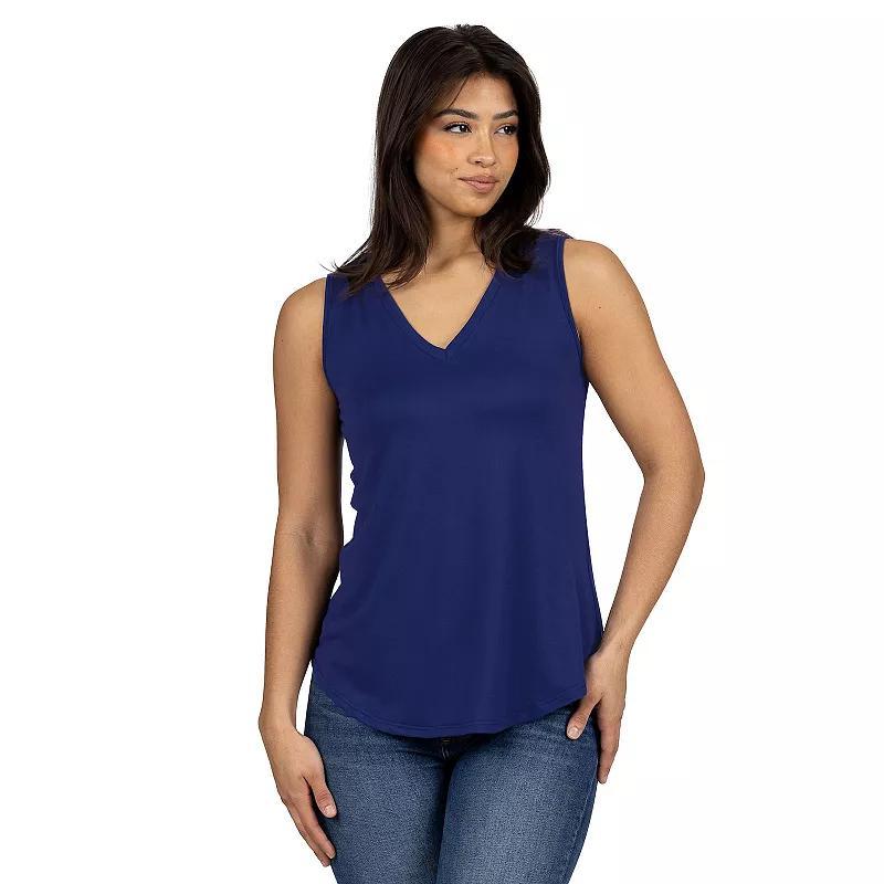 Womens 24seven Comfort Apparel V Neck Tunic Tank Top Product Image