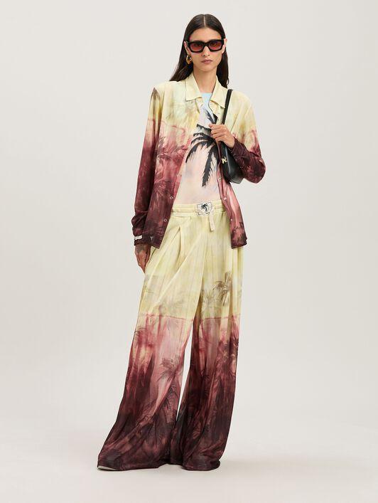 SUNSET PALMS MESH SHIRT Product Image