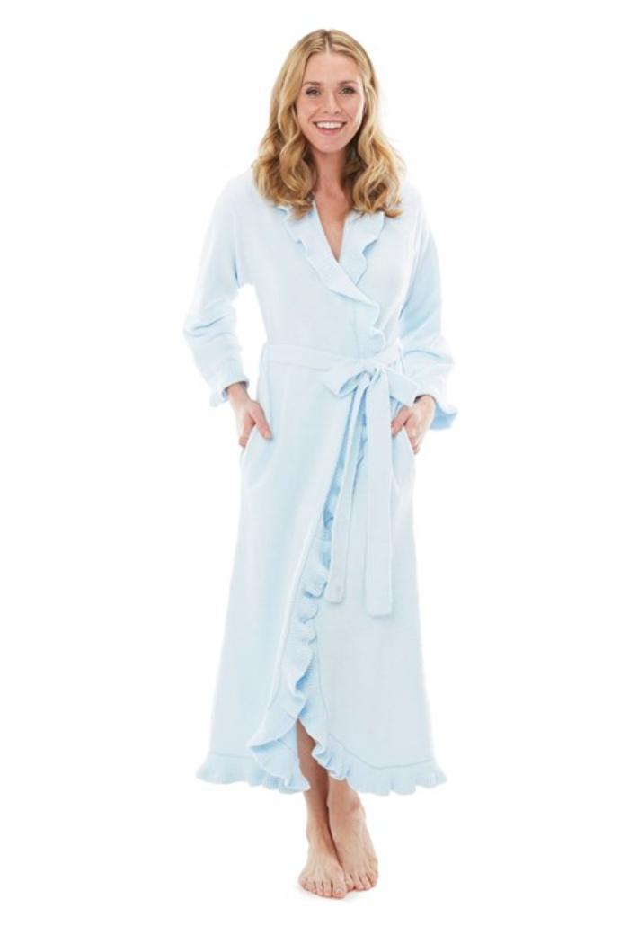 Ruffle Chenille Robe 51" Product Image