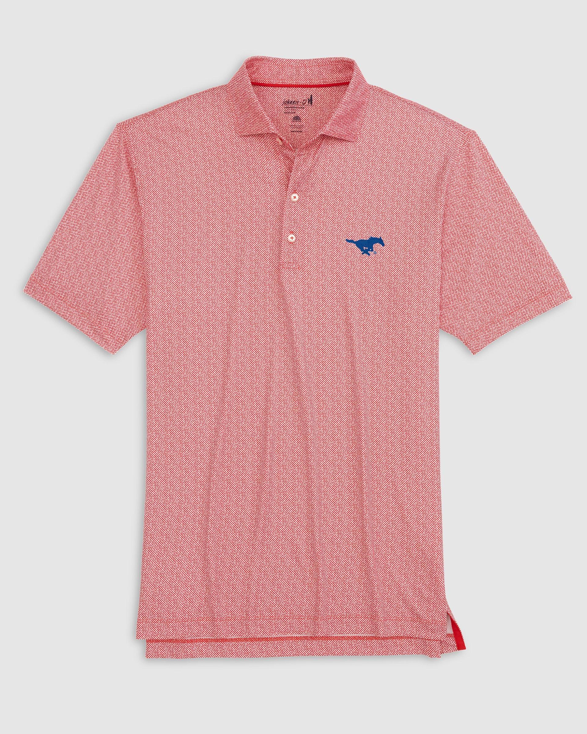 Southern Methodist Hinson Jersey Performance Polo Male Product Image