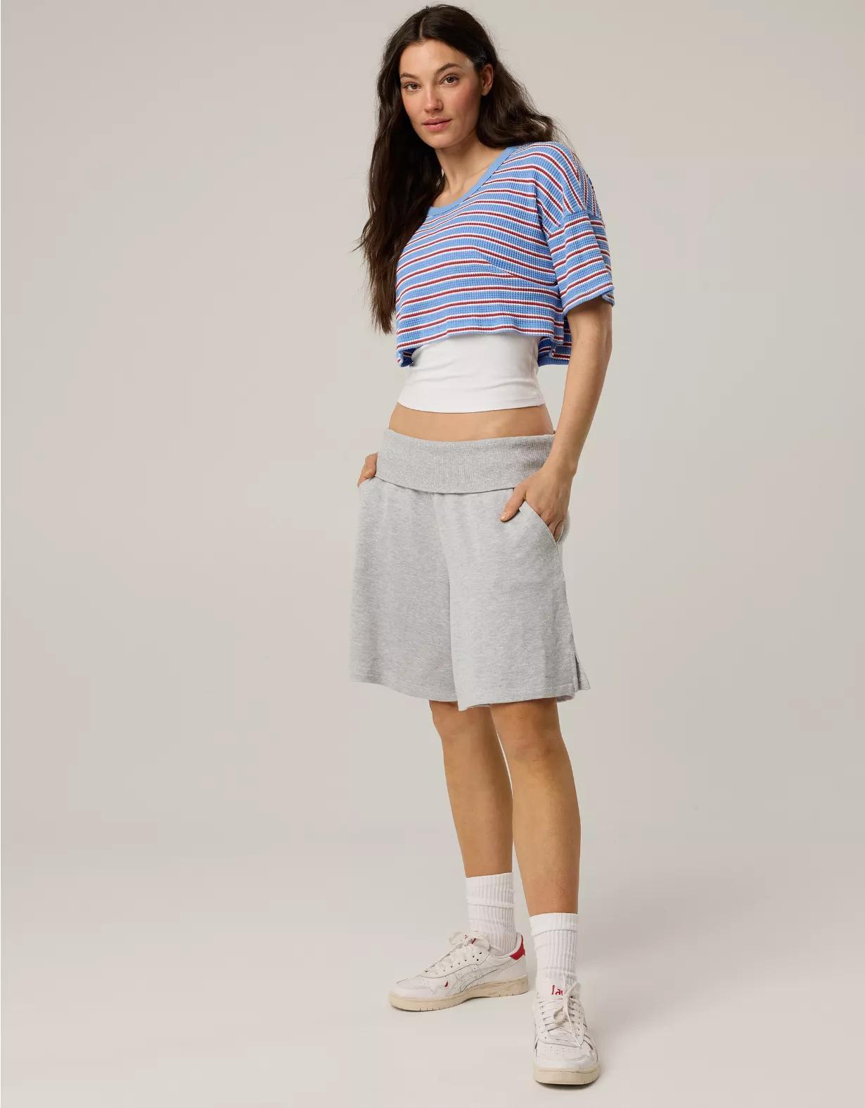 OFFLINE By Aerie Wow! Waffle Scoop T-Shirt Product Image
