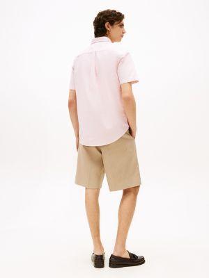 Regular Fit Short-Sleeve Oxford Shirt Product Image