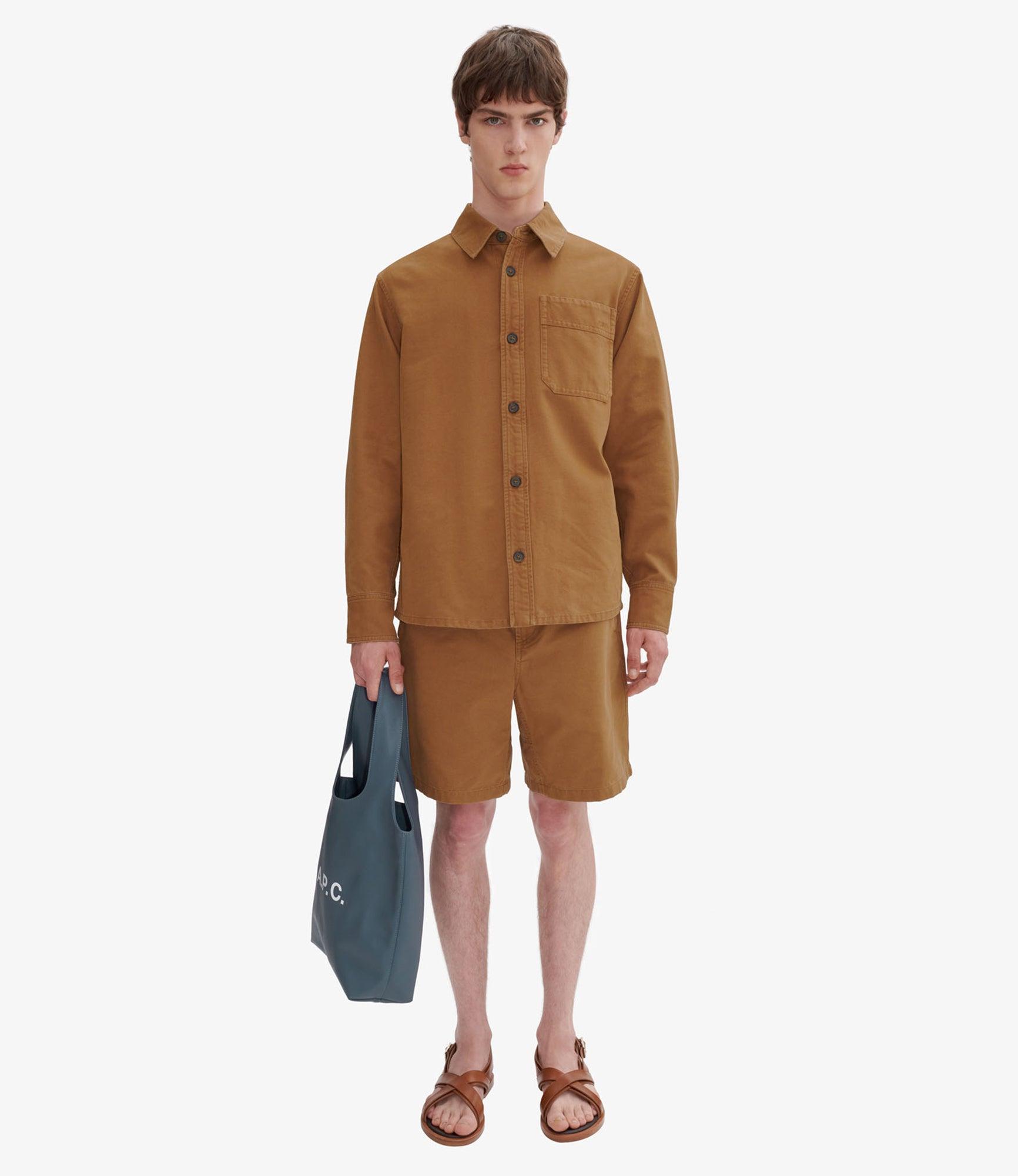 Basile Brodée Poitrine overshirt Male Product Image