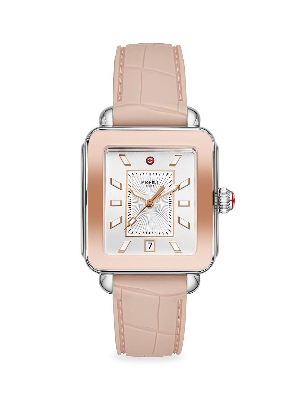 Michele Deco Sport Two-Tone Watch, 34mm x 36mm Product Image