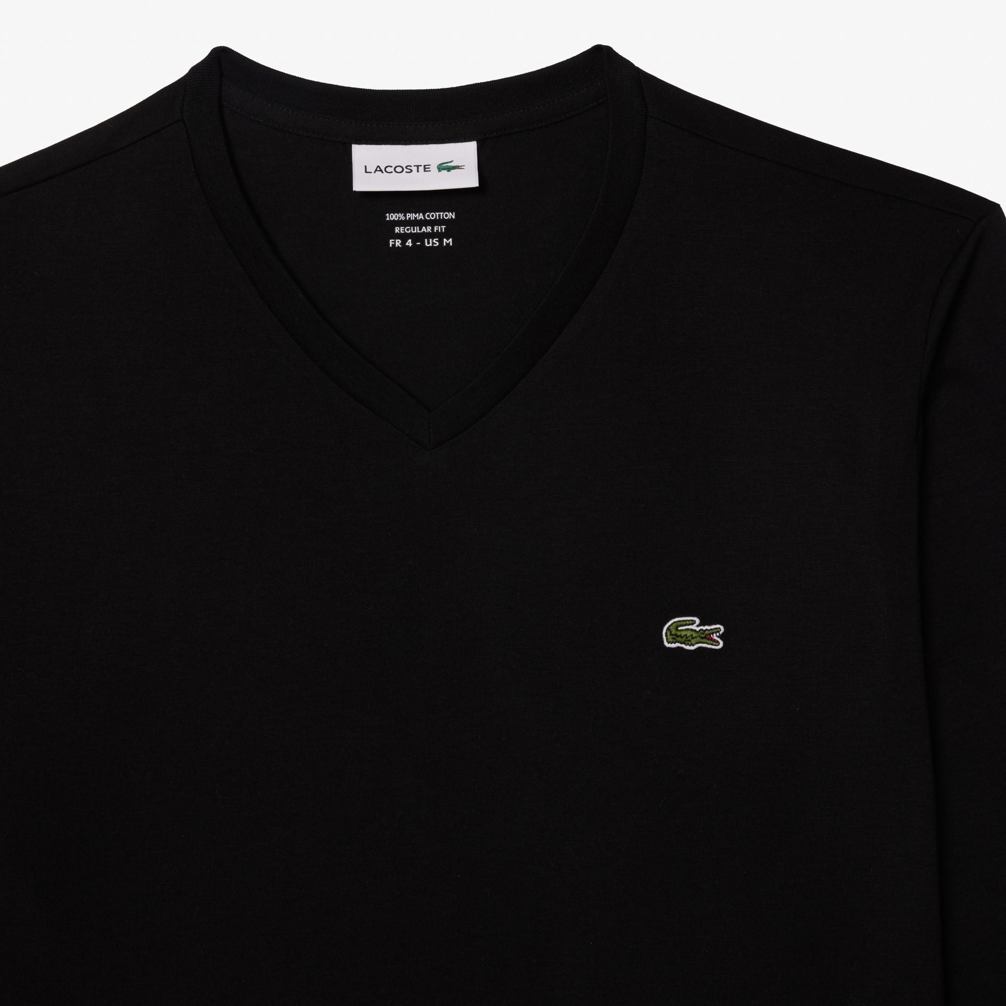 Men's Lightweight Pima Cotton V-Neck T-Shirt Product Image