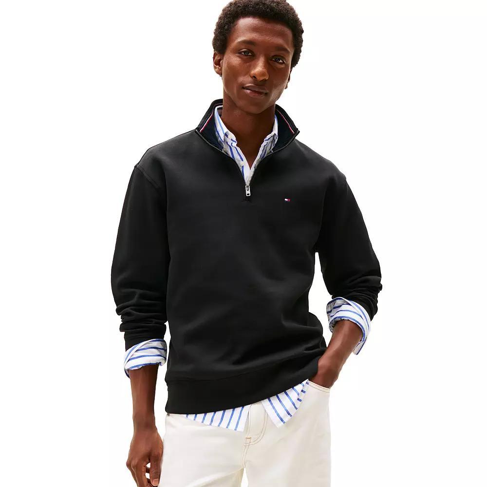 Men's Tommy Hilfiger Logo Quarter-Zip Top,  Product Image