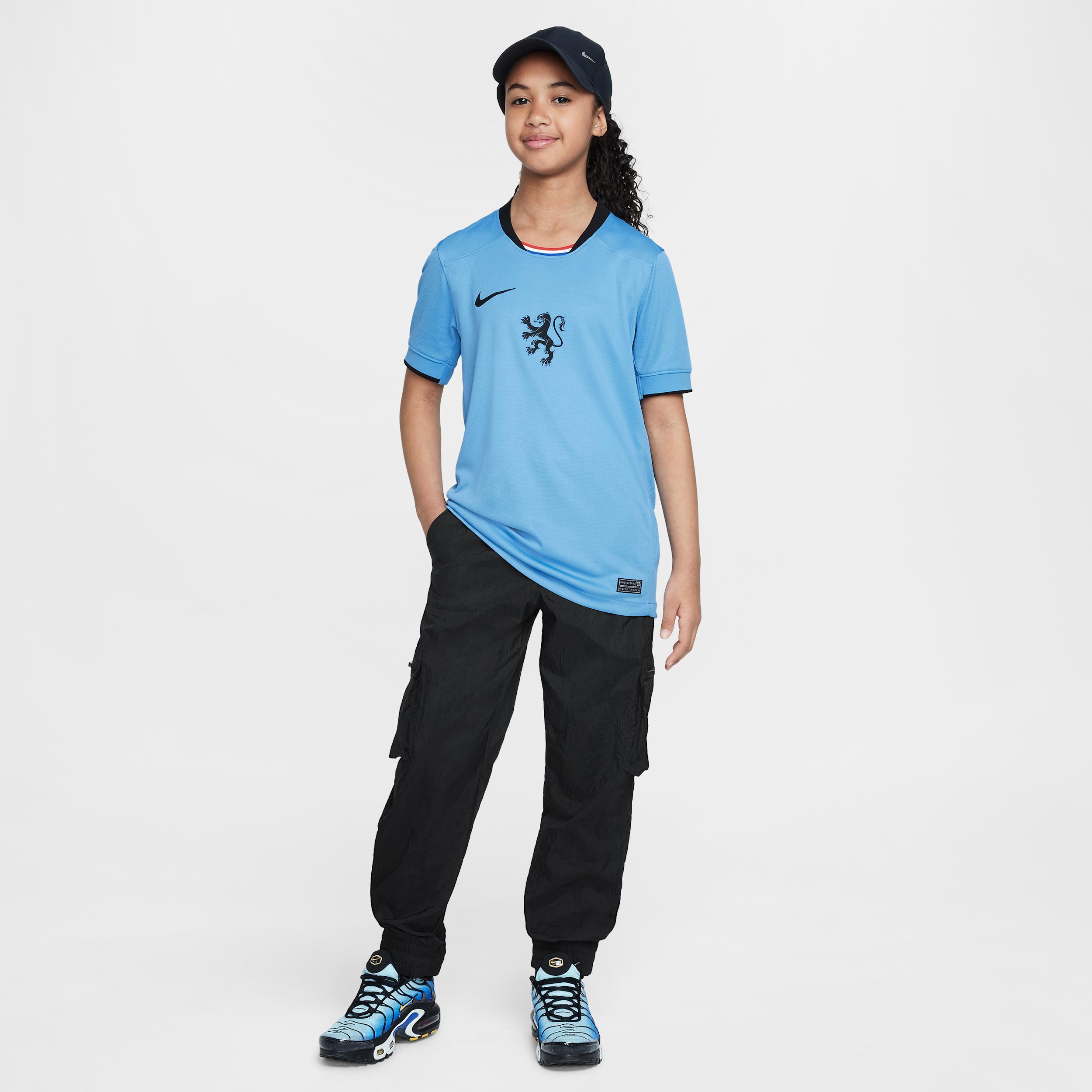 Netherlands 2025 Stadium Away (Women's Team) Big Kids' Nike Dri-FIT Soccer Replica Jersey Product Image