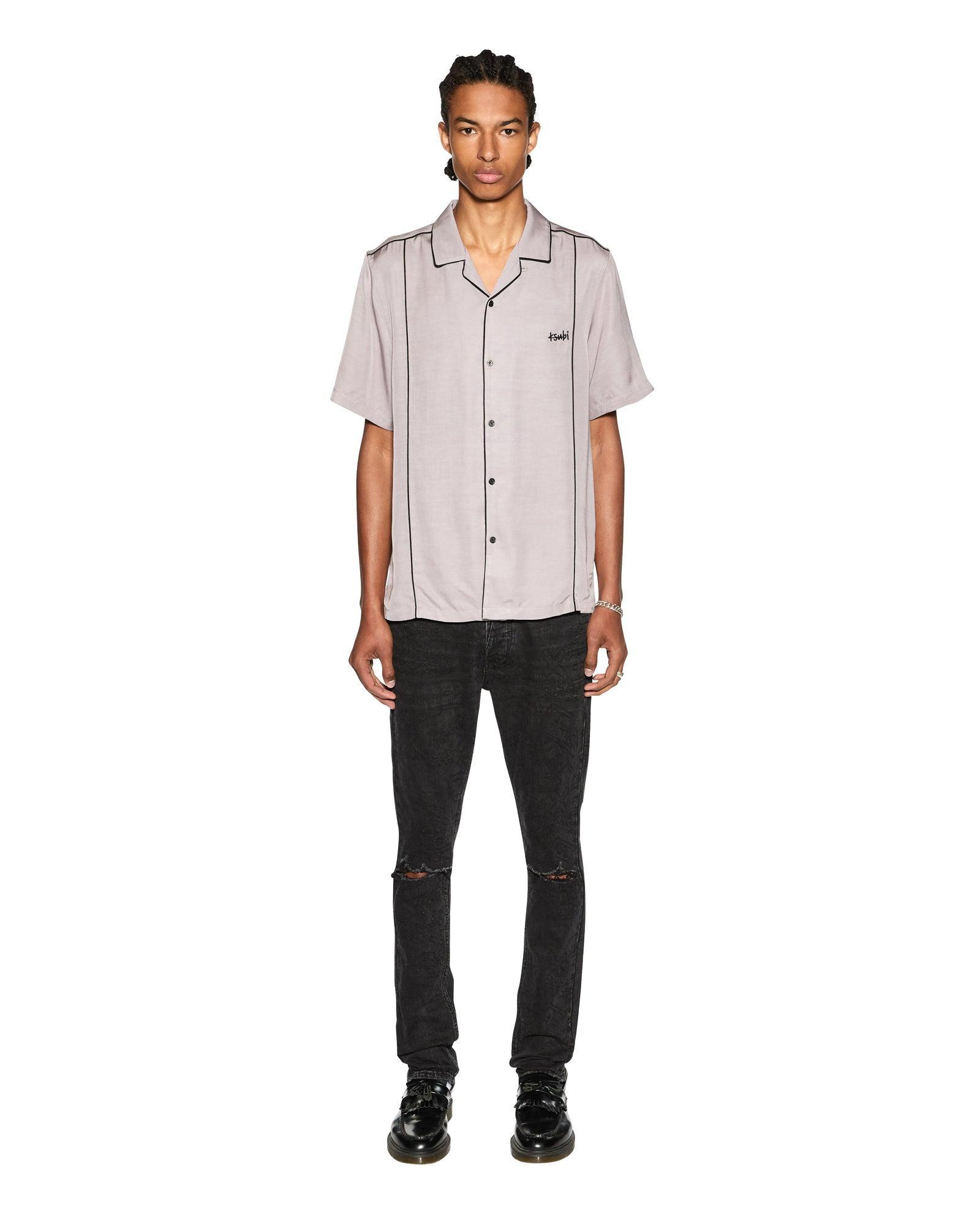 DOWNTOWN RESORT SS SHIRT HAZE Male Product Image