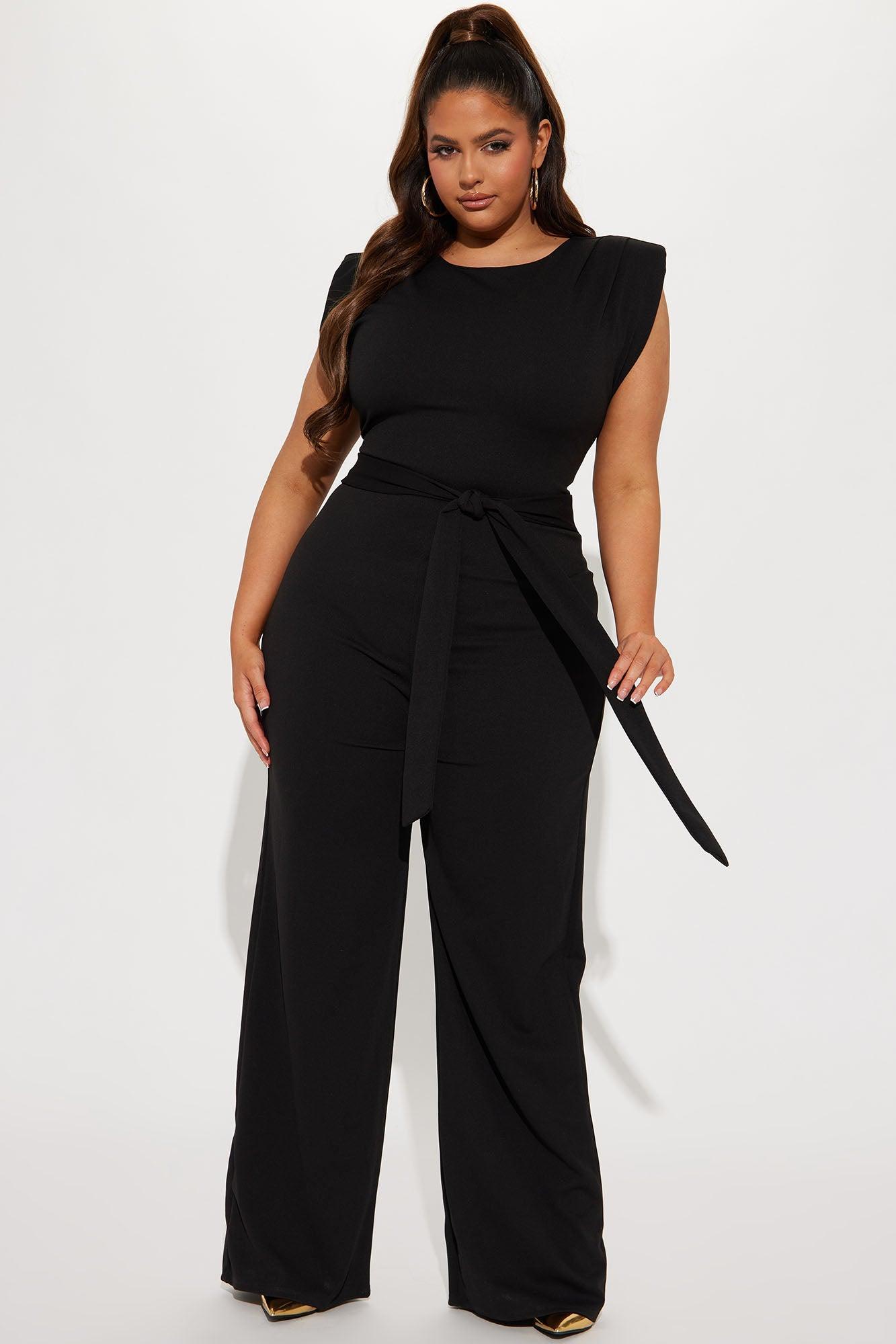 On Point Jumpsuit - Black Product Image