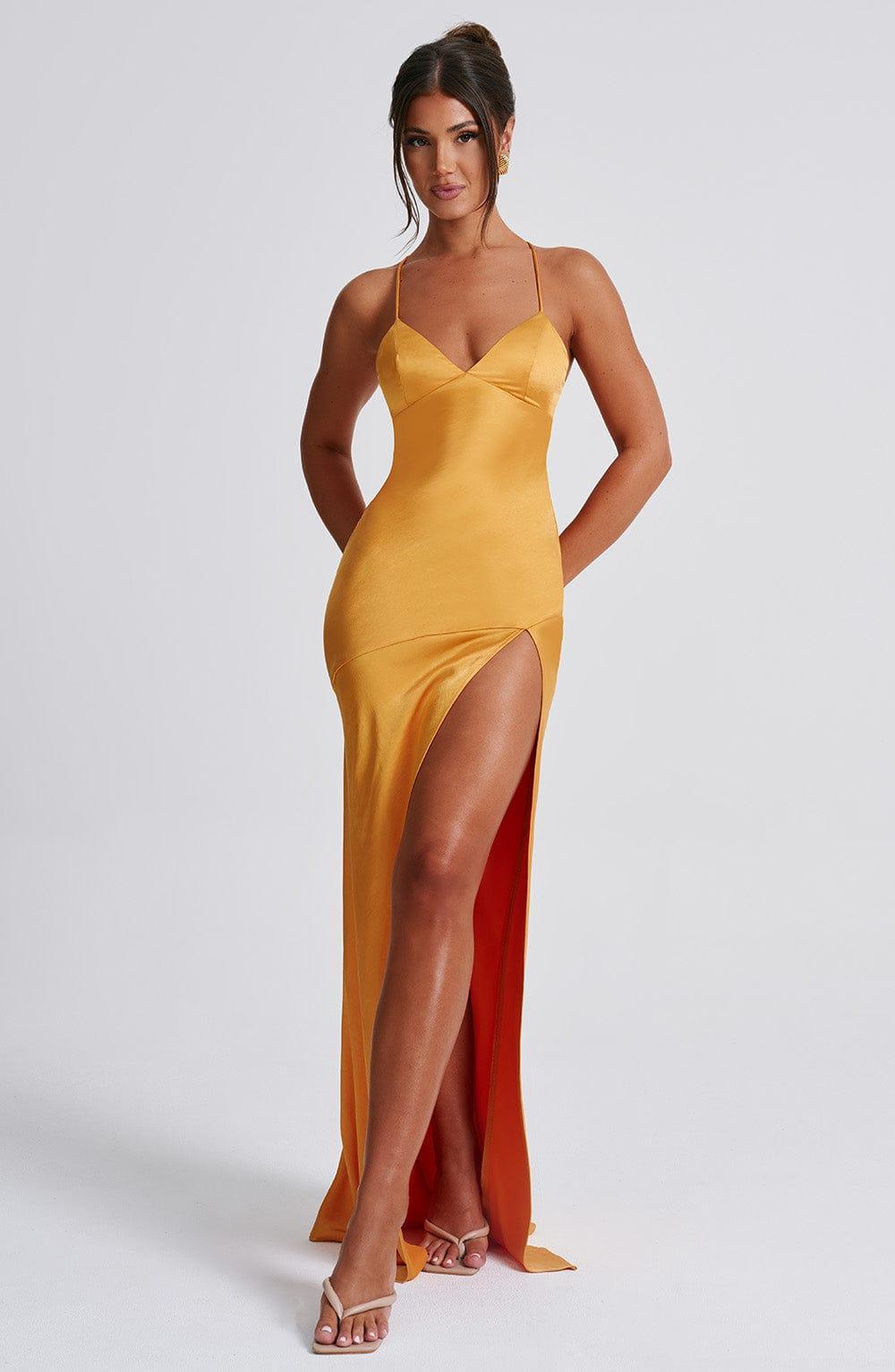 Isobel Maxi Dress - Tangerine Product Image