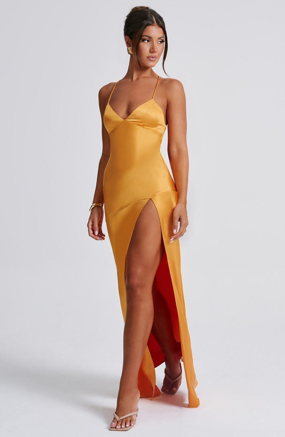 Isobel Maxi Dress - Tangerine Product Image