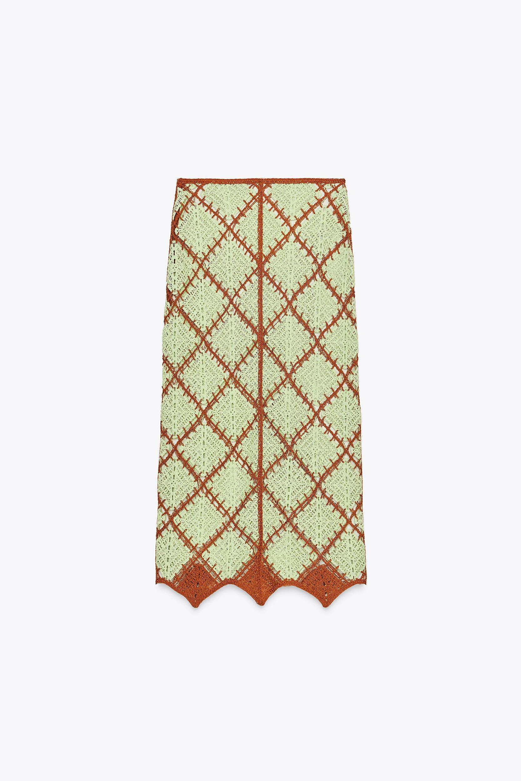 CROCHET MIDI SKIRT Product Image