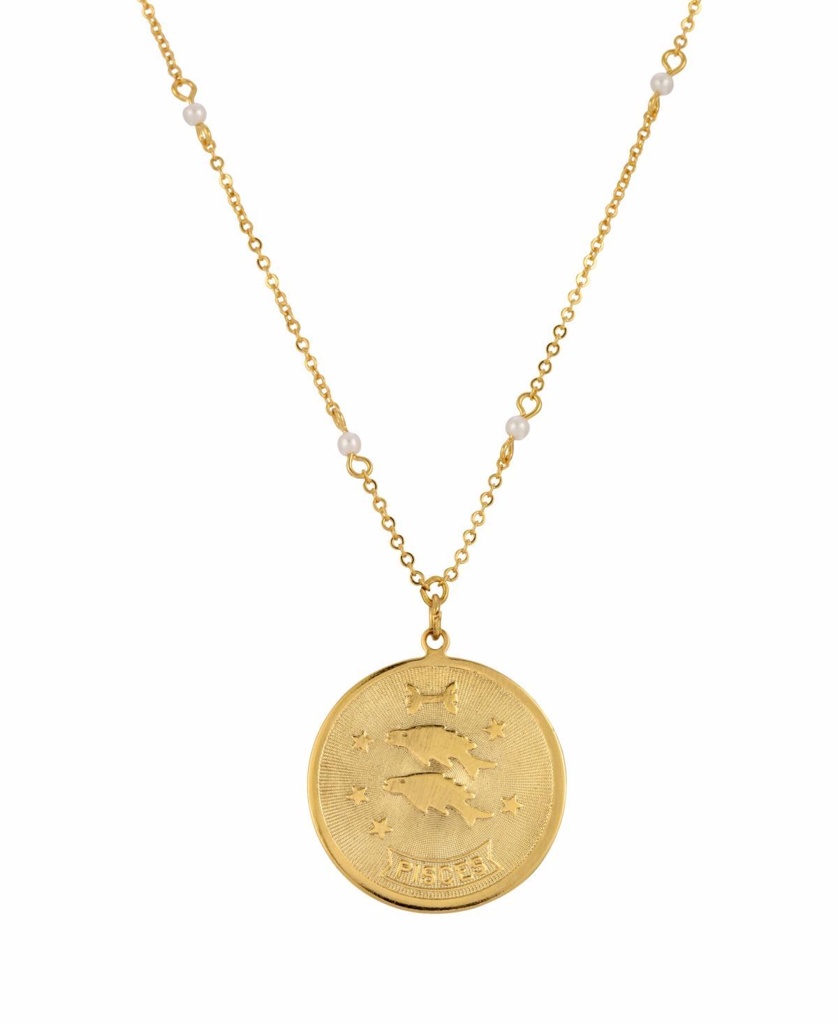 1928 Gold-tone Sagittarius Pendant Necklace, Womens, January Product Image