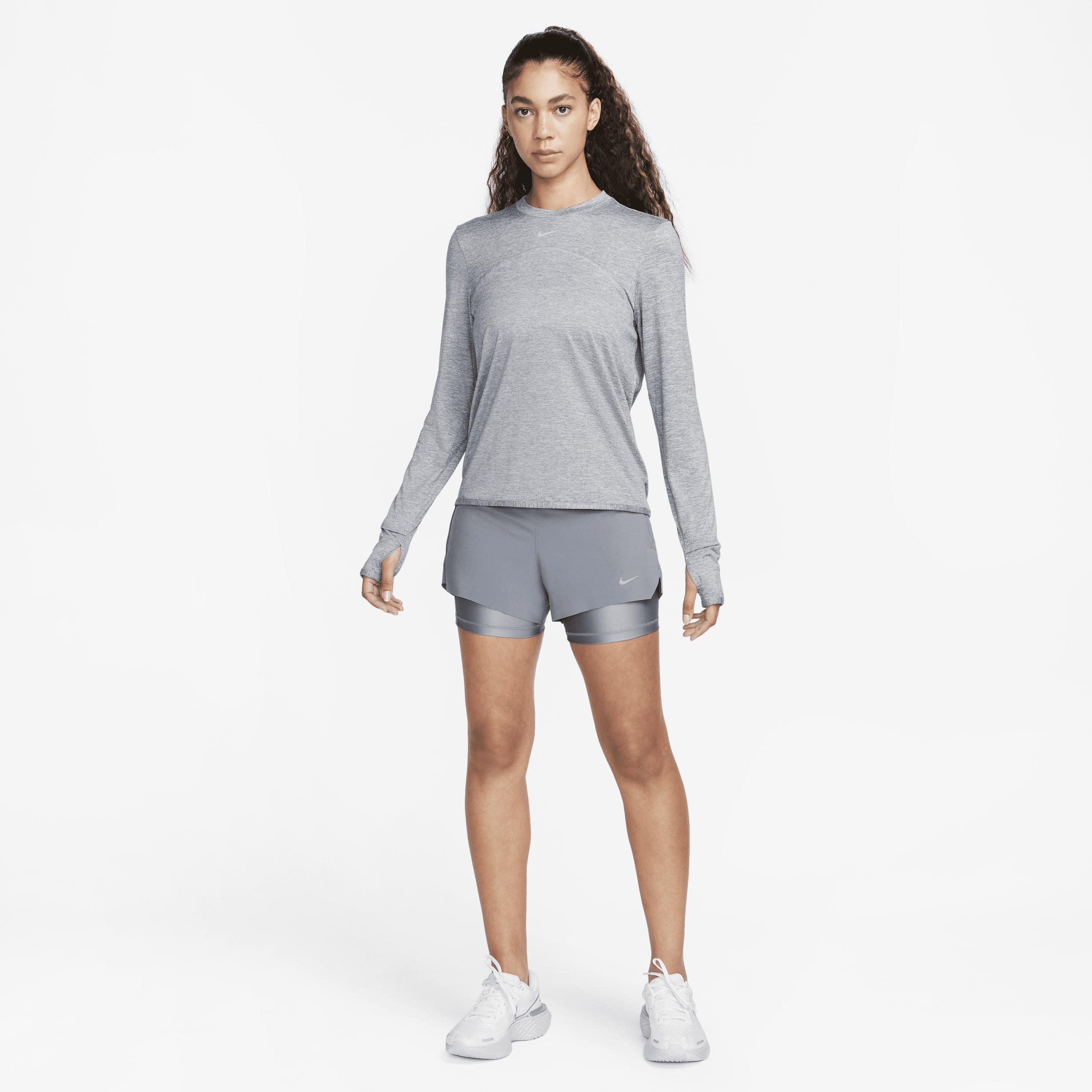 Nike Womens Dri-FIT Swift Element UV Crew-Neck Running Top | FB4297-084 Product Image