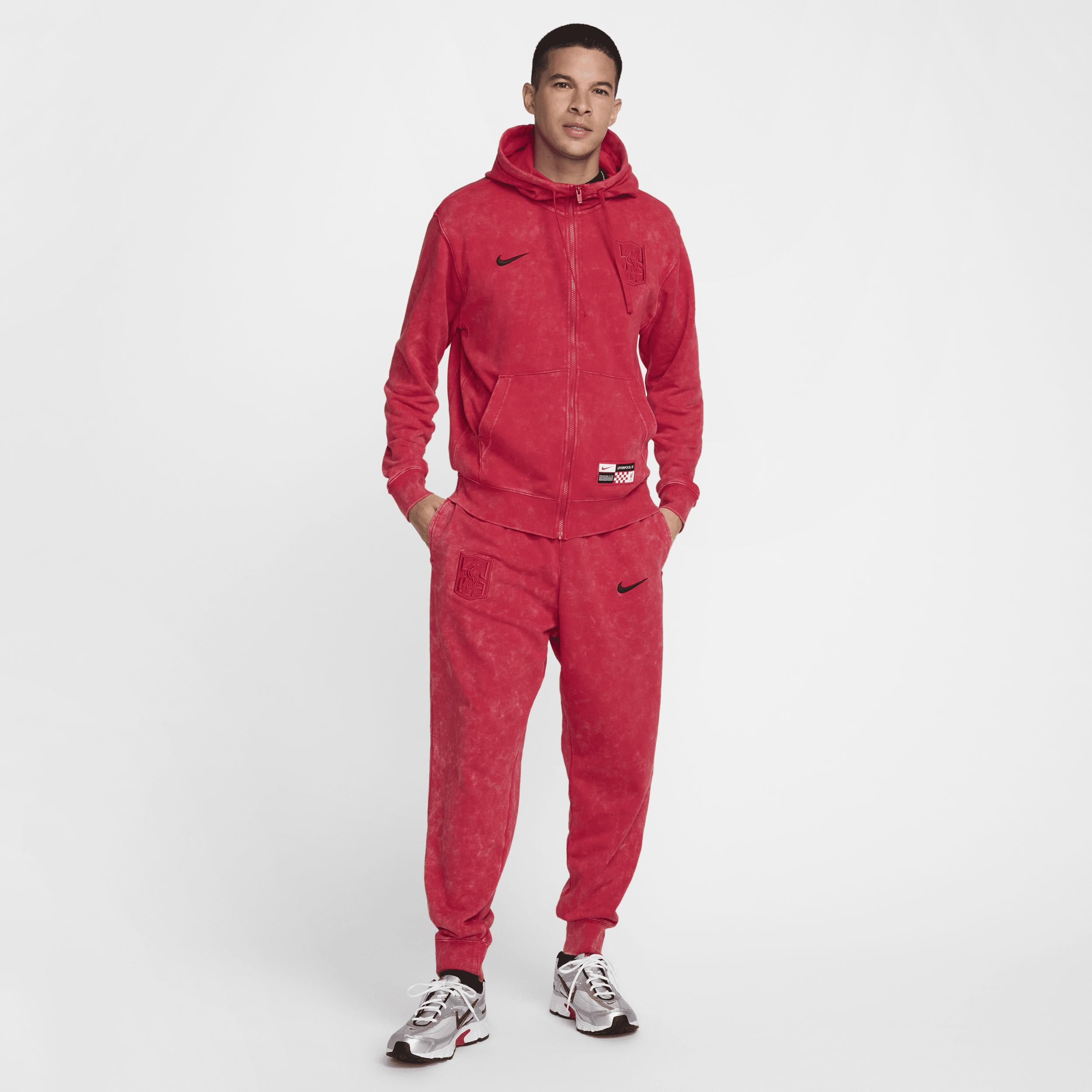 Liverpool FC Club Third Nike Men's Soccer Full-Zip French Terry Hoodie Product Image